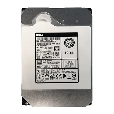 007FPR Dell 10TB 12Gb/s SAS 7200 3.5-Inch Hard Drive