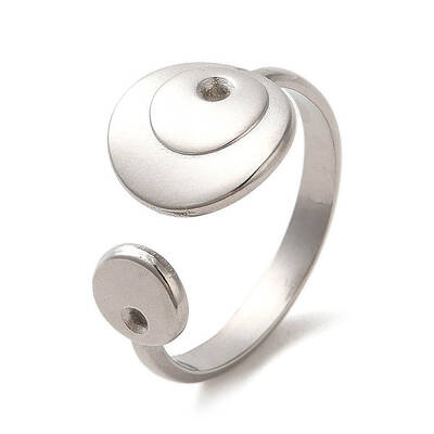 Non-Tarnish 304 Stainless Steel Open Cuff Ring