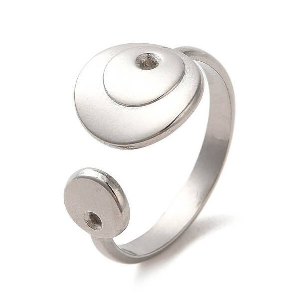 Non-Tarnish 304 Stainless Steel Open Cuff Ring