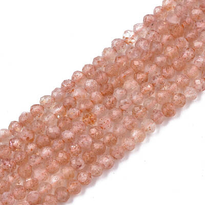 Natural Sunstone Beads Strands