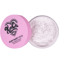 KimChi Chic Puff Puff Pass Set & Bake Powder with Rice Powder & Vitamin-E, Lightweight & Translucent Makeup, Cosmetic Setting...