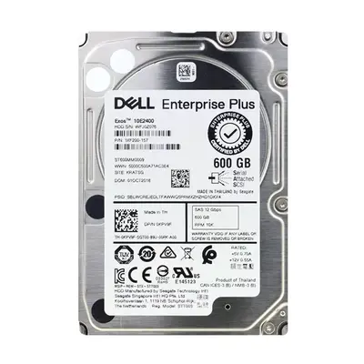 KPV9F Dell 600GB 12Gb/s SAS 10000 2.5-Inch Hard Drive