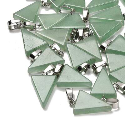 Natural Green Aventurine Pendants
