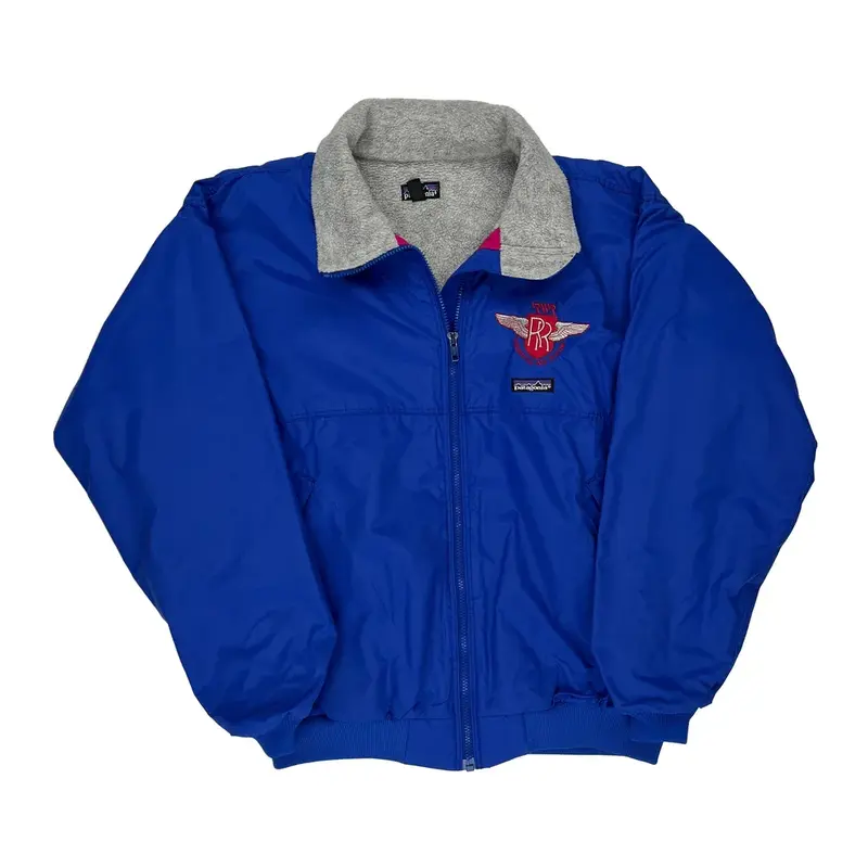 Made In Usa Patagonia Jacket - Large Blue Nylon | Size: large