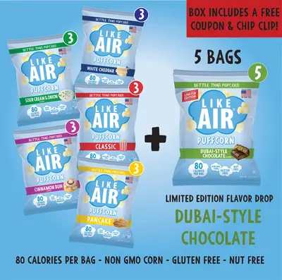 20ct Flavor Drop Variety Pack - Like Air Puffcorn