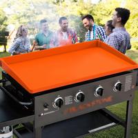 【2025 NEW】 MOBECK 28”/36” Upgraded Silicone Griddle Cover Mat Full-Edge for Grill Blackstone, Durable, Protects from ...