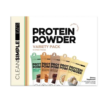 5-Flavor Protein Variety Pack (10 Single Serving Stick Packs)