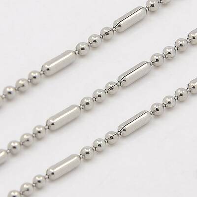 Tarnish Resistant 304 Stainless Steel Ball Chains