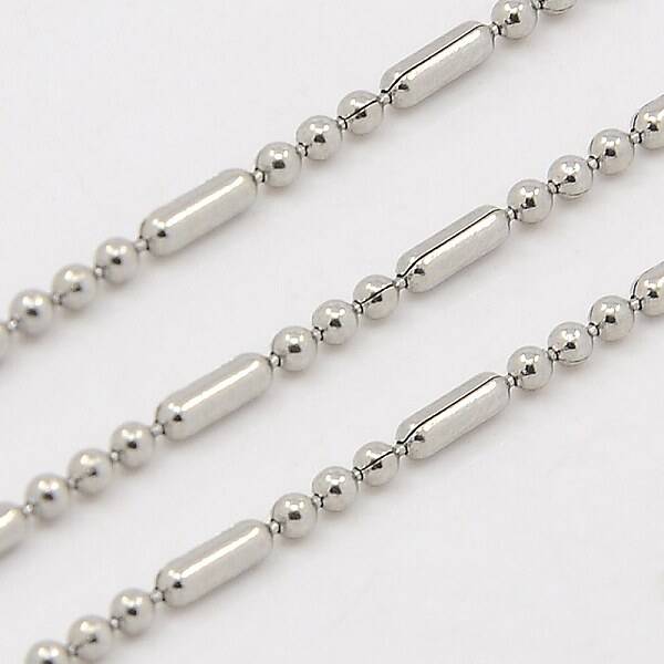 Tarnish Resistant 304 Stainless Steel Ball Chains