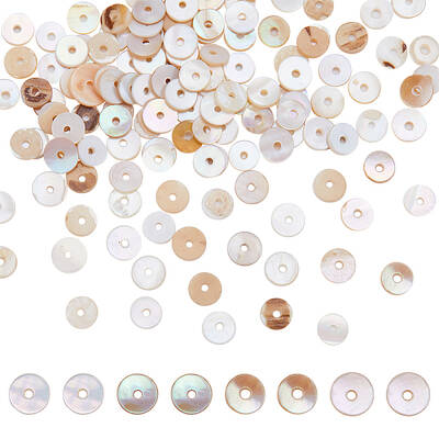 200Pcs Freshwater Shell Beads