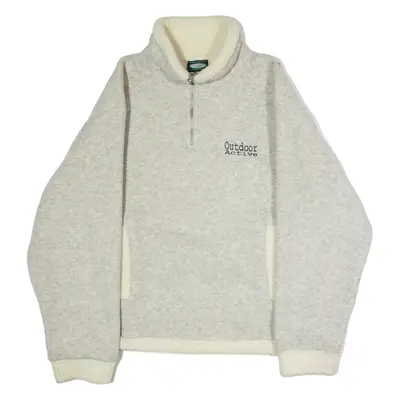 DYNAMITE Outdoor Active Mens Pullover Jacket Grey 90s L