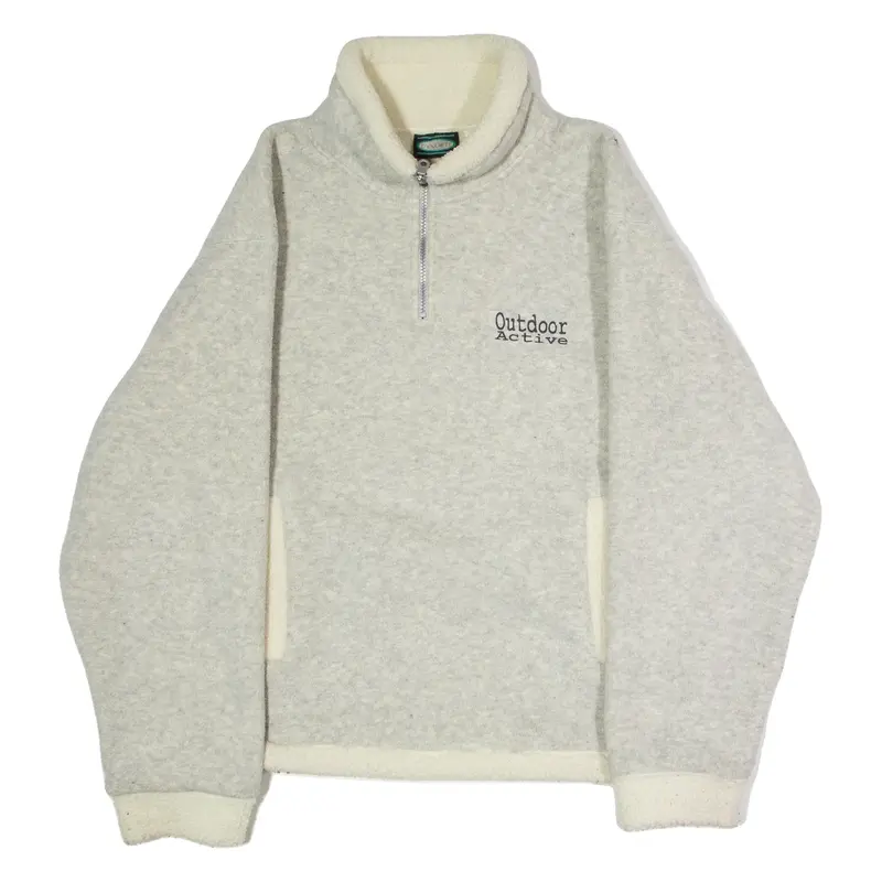 DYNAMITE Outdoor Active Mens Pullover Jacket Grey 90s L
