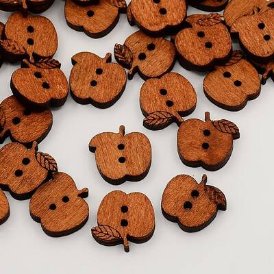 2-Hole Wooden Buttons