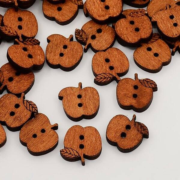 2-Hole Wooden Buttons
