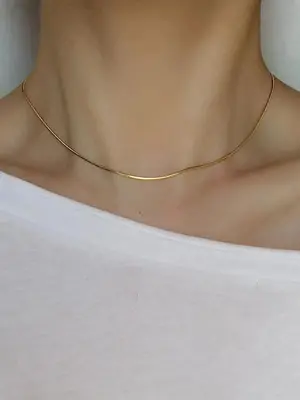 Minimalist Elegant Matching Necklace, Summer 2024 Trendy Stainless Steel Chain Necklace for Women for Gift, Dainty Jewelry fo...