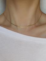 Minimalist Elegant Matching Necklace, Summer 2024 Trendy Stainless Steel Chain Necklace for Women for Gift, Dainty Jewelry fo...