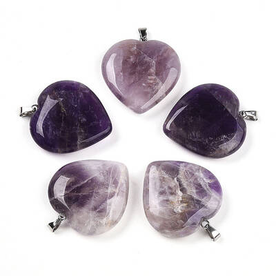 Natural Amethyst Pendants