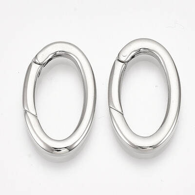 Non-Tarnish 304 Stainless Steel Spring Gate Rings