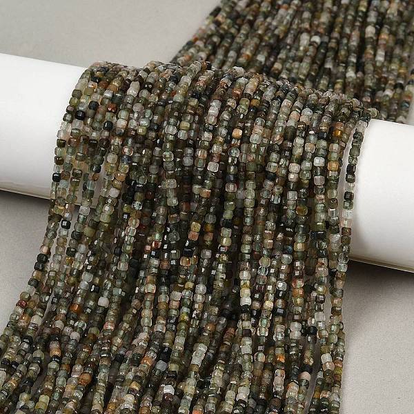 Natural Green Rutilated Quartz Beads Strands
