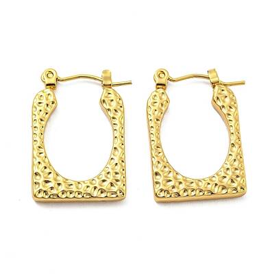 PVD Vacuum Plating 304 Stainless Steel Hoop Earrings for Women