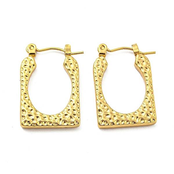 PVD Vacuum Plating 304 Stainless Steel Hoop Earrings for Women