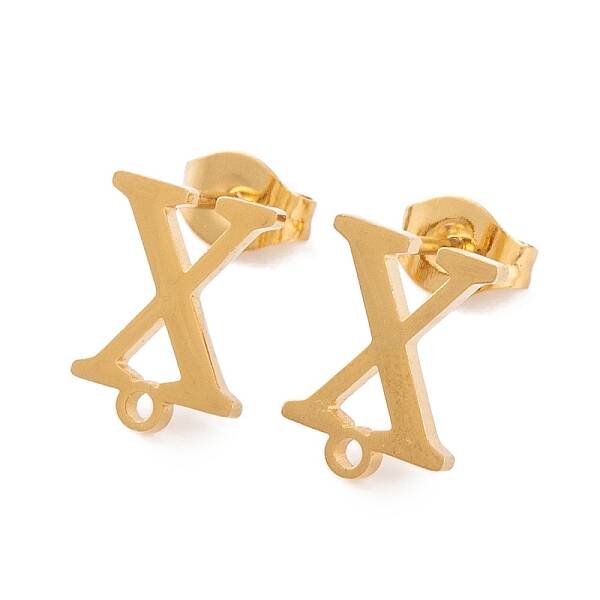 Ion Plating(IP) 304 Stainless Steel Stud Earrings