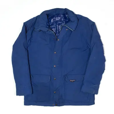 BERGHAUS Gore-Tex Ski Coat Blue 80s Mens M