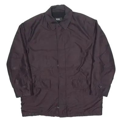 HUGO BOSS Fleece Lined Mens Jacket Brown XL