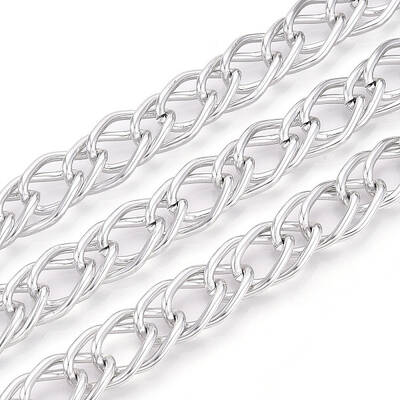 Aluminium Two Tone Rhombus Link Chains