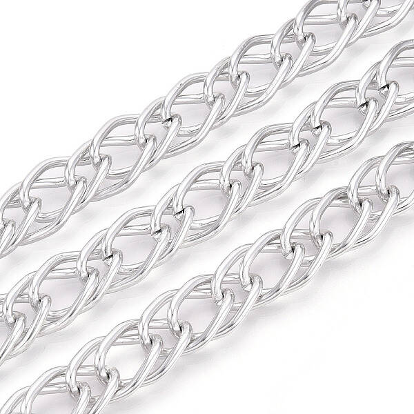 Aluminium Two Tone Rhombus Link Chains