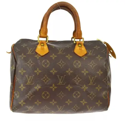 Pre-owned Louis Vuitton Canvas Mini Bags Monogram Speedy 25 Handbag M41528 SP0095 XX13133