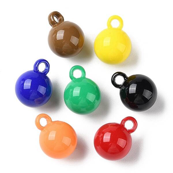 Spray Painted Opaque Acrylic Pendants