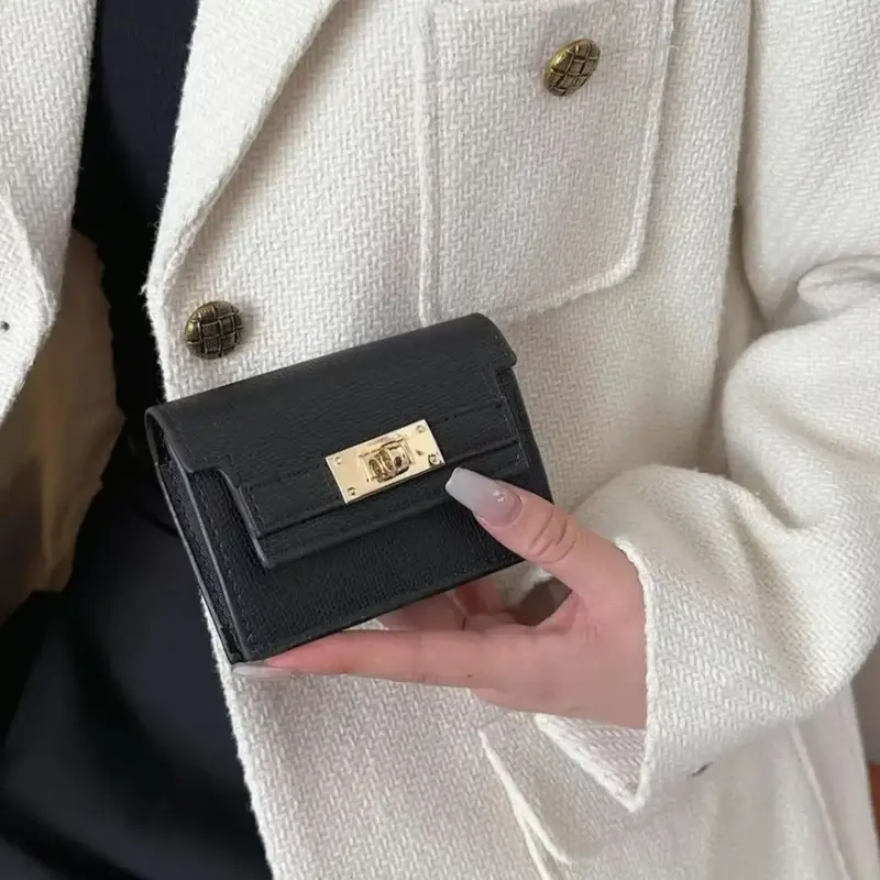 Women's Fashionable Solid Color Card Holder, Casual Versatile Card Holder, Lightweight Card Holder forDaily Use, Women's mini...