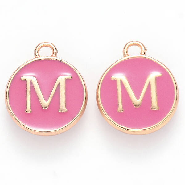 Golden Plated Alloy Enamel Charms