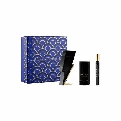 Carolina Herrera Bad Boy Eau De Toilette Spray 100ml 3-Piece Set