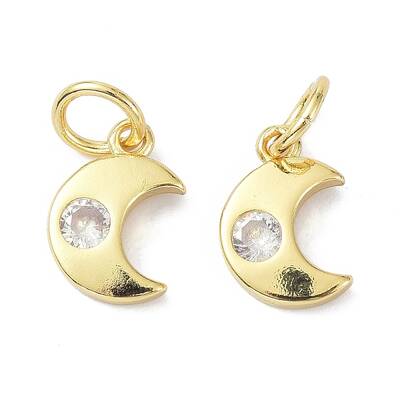Brass Cubic Zirconia Charms