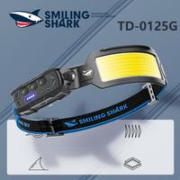 【TD-0125G】Smilingshark multifunctional headlights, multi -gear adjustment, intelligent induction, small and light, carry ...