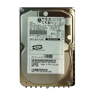 03X444 Dell 18GB Ultra-320 SCSI 15000 3.5-inch Hard Drive