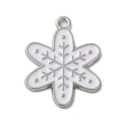 Winter Theme Alloy Enamel Pendants