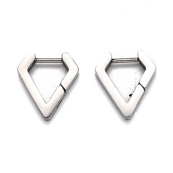 Tarnish Resistant 304 Stainless Steel Huggie Hoop Earrings