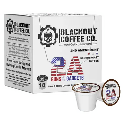 Keurig - Medium Roast Coffee Pods 18CT -  Whole Bean - Ground Coffee - Fresh Roasted Coffee - Small Batch