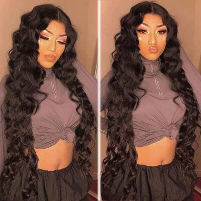 3 Bundles Loose Deep Wave Weave Human Hair Bundles Crimped Hairtstyle-AshimaryHair.com
