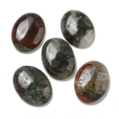 Natural African Bloodstone Cabochons