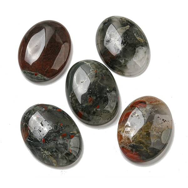 Natural African Bloodstone Cabochons