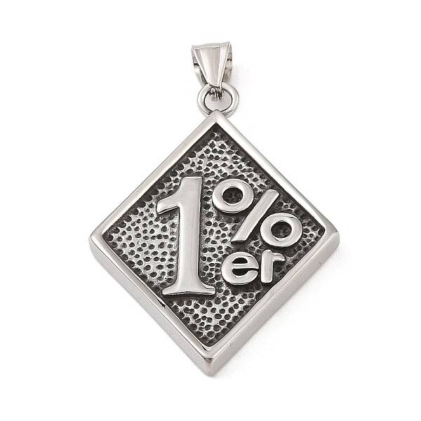 304 Stainless Steel Big Pendants
