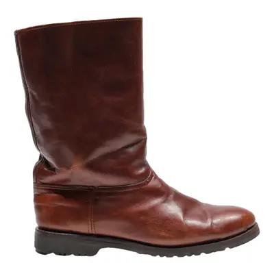 ESTEBAN High Boots Brown Leather Mens UK 6.5