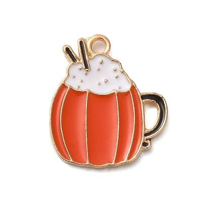 Thanksgiving Day Theme Alloy Enamel Pendants