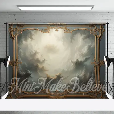 Classic Mythological Style Cloud Sky Wall Backdrop - Aperturee