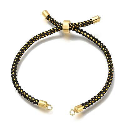 Braided Cotton Cord Slider Bracelet Making