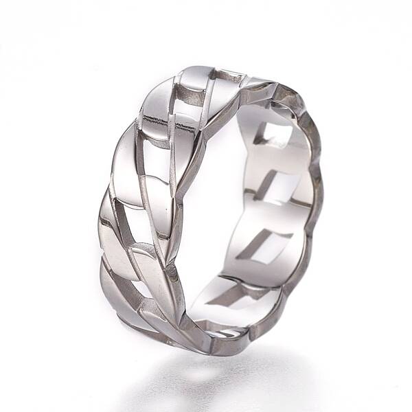 Tarnish Resistant 202 Stainless Steel Finger Rings